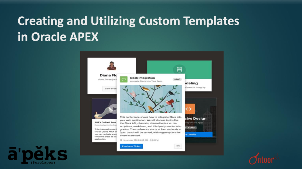 APEX India: Creating and Utilizing Custom Templates in Oracle APEX
