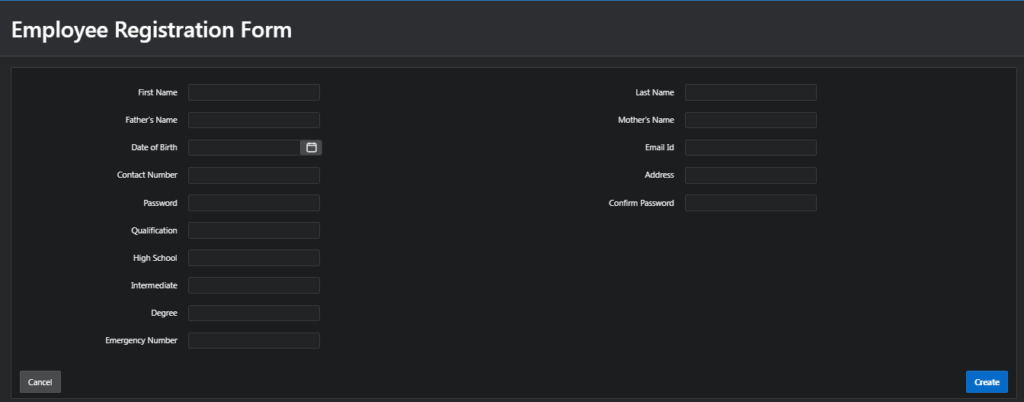 How to create “Forms” in Oracle APEX 22.2.0 ?