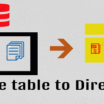 Table Blob to Oracle Directory