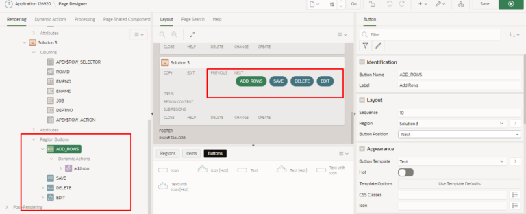 3 ways to Add Custom Button In Interactive Grid Oracle APEX - Ontoor blogs