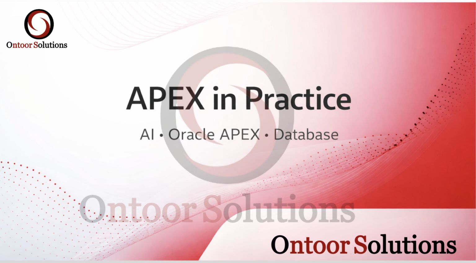 Oracle Rag Application Bringing AI to Oracle APEX: Real-World RAG with Oracle 23ai - Ontoor blogs