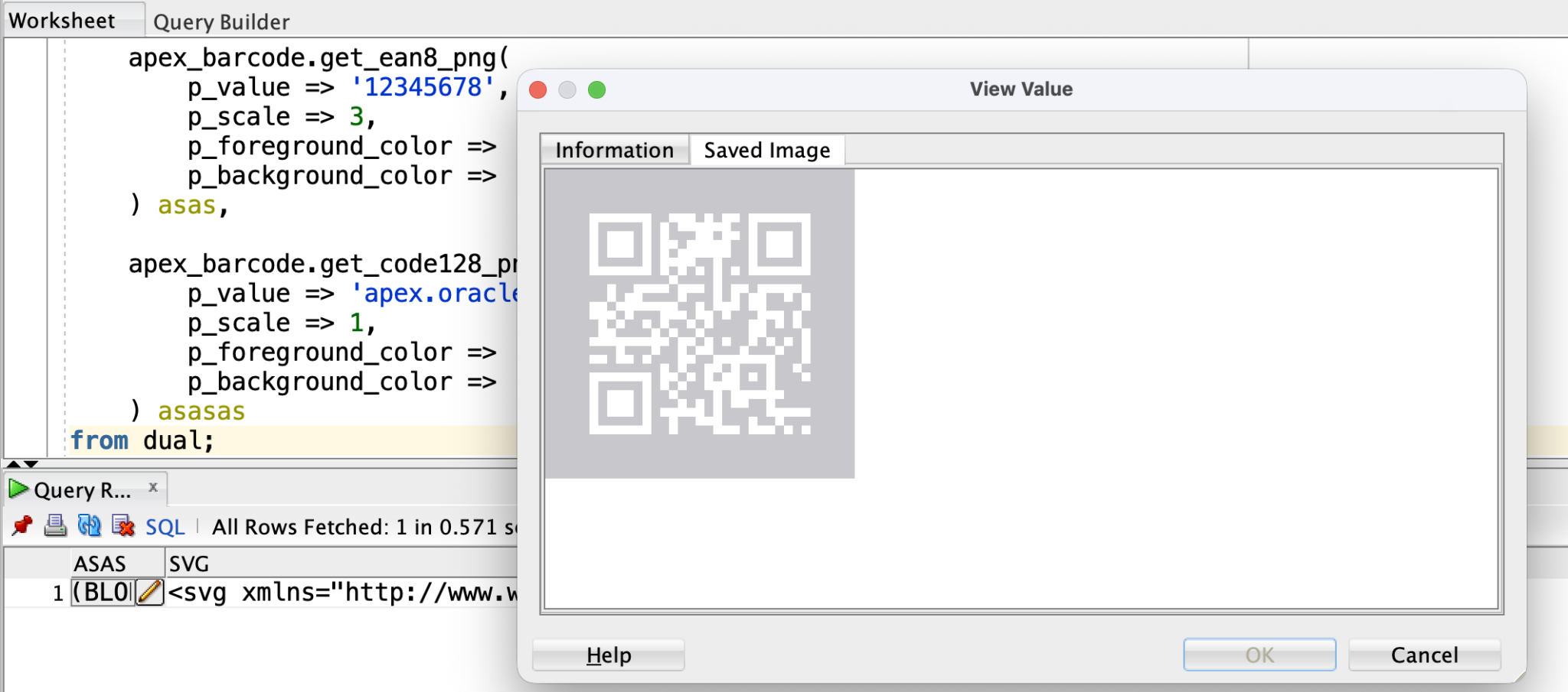 Generating QR Codes and Barcodes in Oracle APEX Using APEX_BARCODE ...
