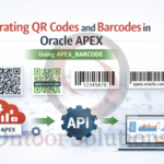 Generating QR Codes and Barcodes in Oracle APEX Using APEX_BARCODE